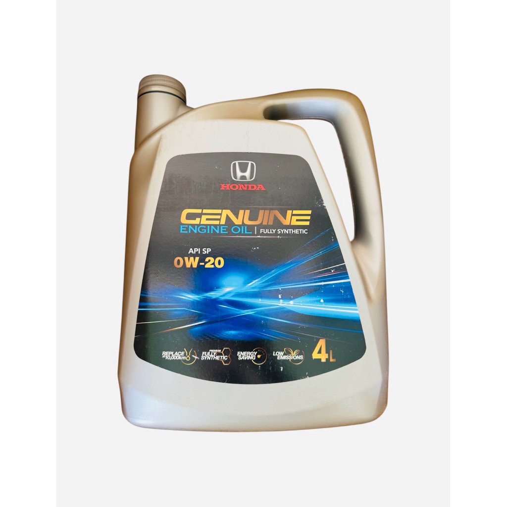 น้ำมันเครื่องสังเคราะห์แท้ 100% Honda 0w-20.(4L)โฉมใหม่