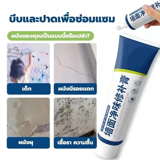 ผนังสวยเหมือนใหม่ TIA ครีมฉาบซ่อมผนัง กาวซ่อมผนัง ครีมซ่อมแซมผนัง ซื้อ 1 แถม 1 ใช้ง่าย