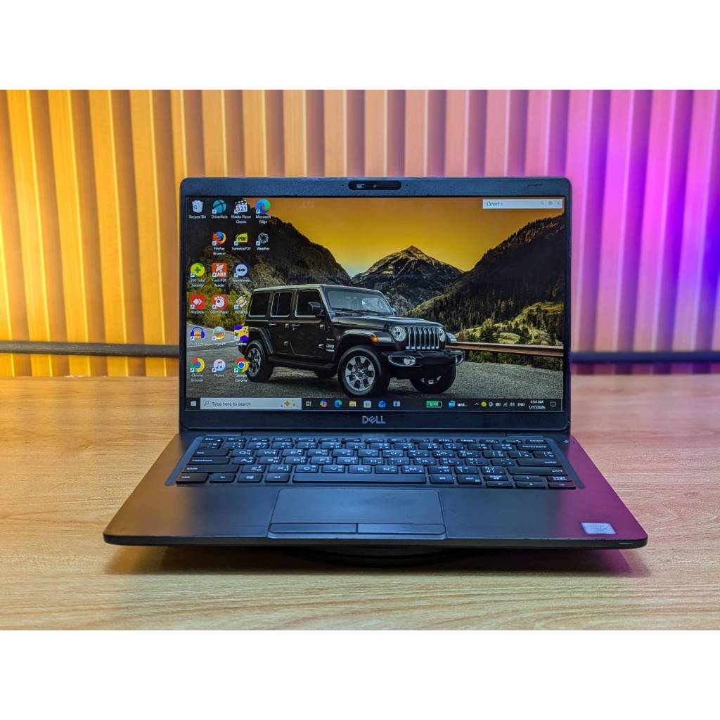 second hand notebook  Dell Latitude 5300   สเปก intel Core i5 -8365U (gen8)   Ram 8 GB SSD 512 GB