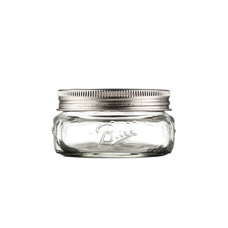 8 oz โหลแก้วmason jar Ball Mason 237ml American Mason Jar แก้ว Jar ปิดผนึกโปร่งใส Scale Jar Overnigh