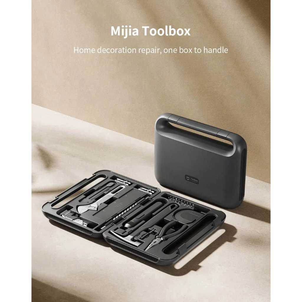 Mijia Toolbox ชุดกล่องเครื่องมือช่าง ไขควงไฟฟ้าไร้สาย แบต 2000mAh ชาร์จ Type-C อเนกประสงค์ ครบชุด