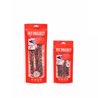 Pet Project Pork Pizzle ขนมแทะสำหรับสุนัขไซส์เล็ก / สุนัขสูงวัย ธรรมชาติ 100%