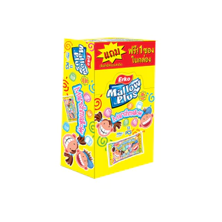 เออโก้ มินิ แมลโลว์ วานิลลา 16ก. 12+1 / Erko Mini Mallow Vanilla 16g. 12+1