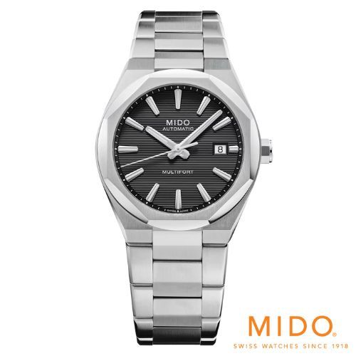 Mido รุ่น Multifort 8 One Crown นาฬิกาสำหรับผู้ชาย รหัสรุ่น M055.507.11.051.00 BLACK MEN WATCH