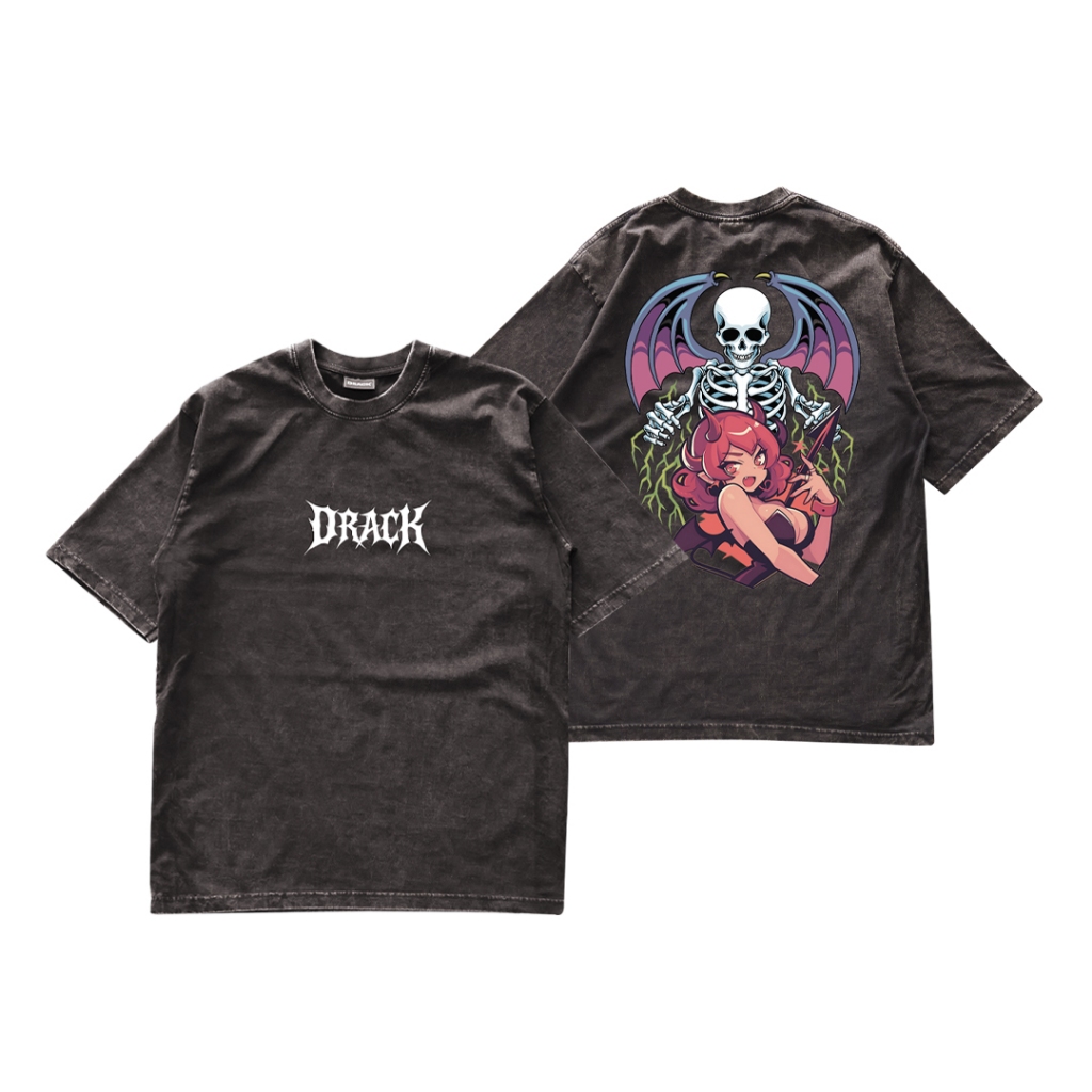 DRACK - DEVIL LOVE ผ้าฟอก OVERSIZE