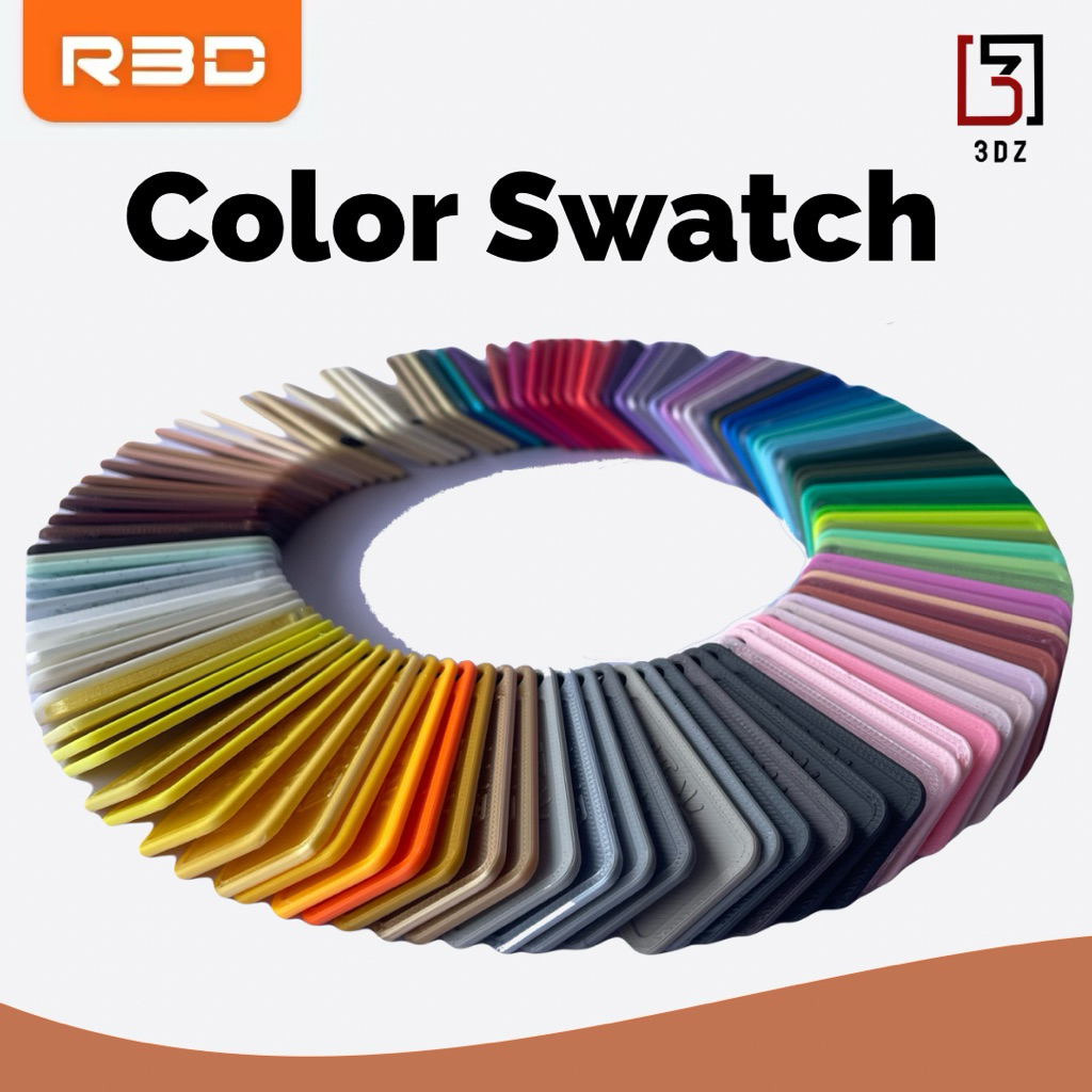 R3D Filament Color Swatches