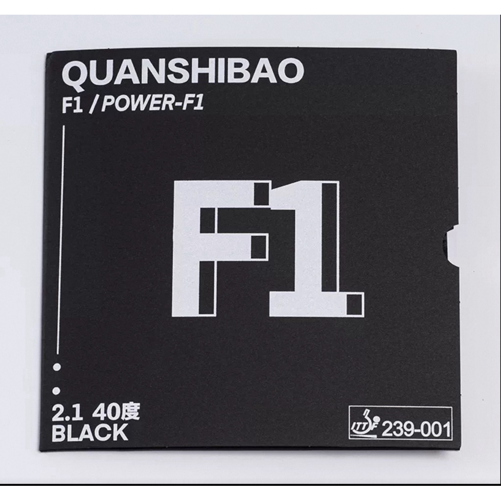 ยางปิงปอง Quanshibao Power F-1 / 08 แท้100%（preorder) แบรนด์ของ Fangbo