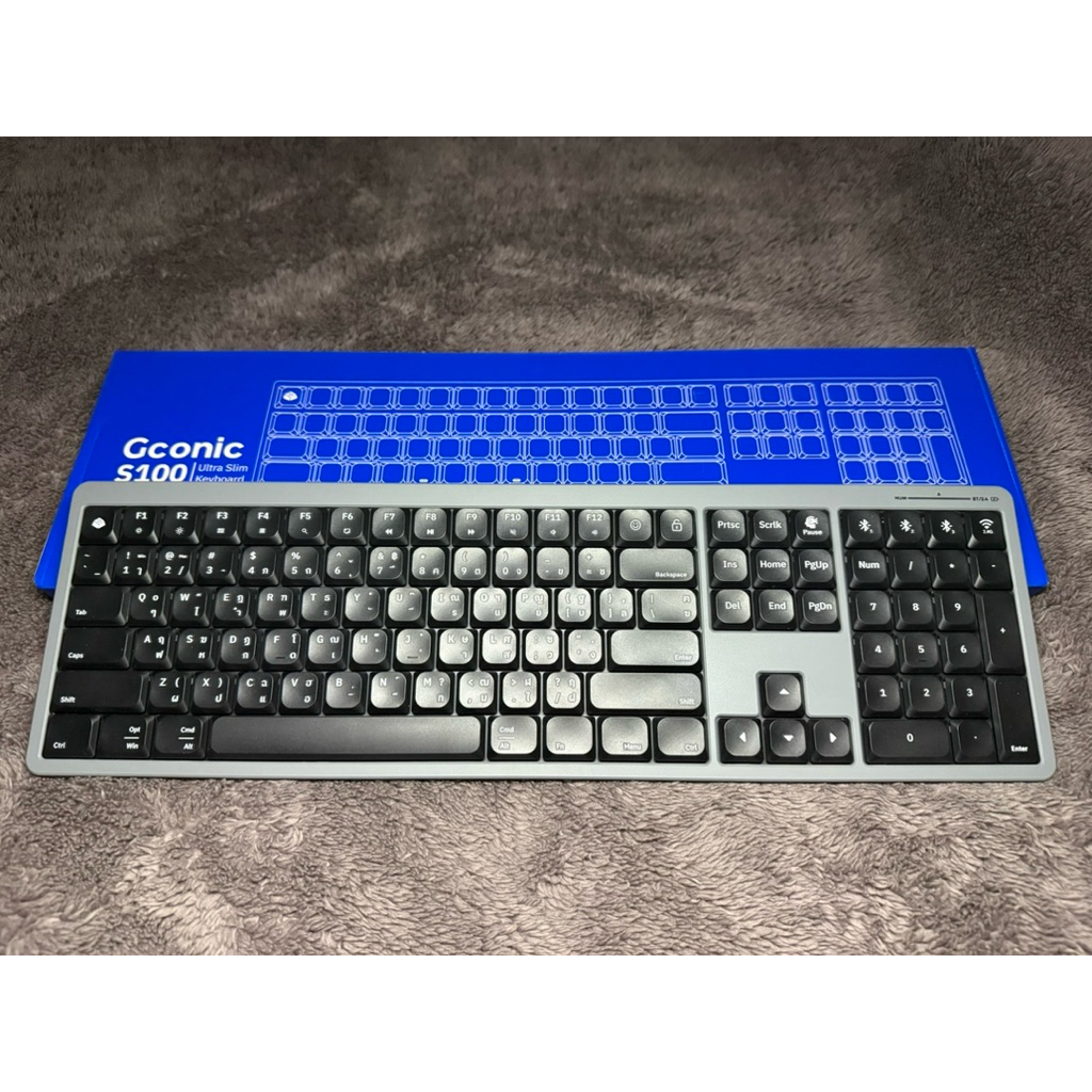 คีย์บอร์ด Gconic S100 Ultra slim keyboard