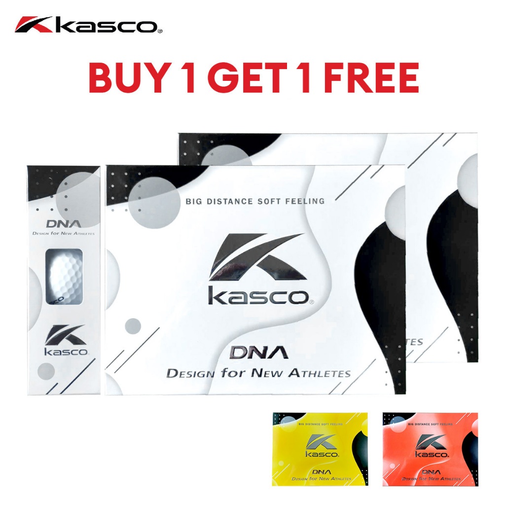 ❣️ โปรโมชั่นซื้อ 1 แถม 1 ❣️ KASCO DNA GOLF BALLS ลูกกอล์ฟ 2 ชั้น ตีไกล