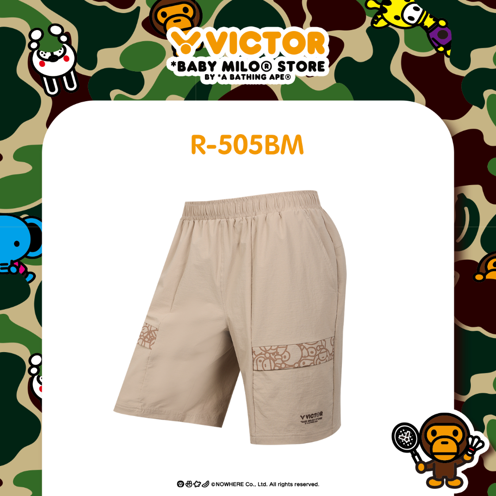 VICTOR x BABY MILO STORE กางเกงกีฬาแบดมินตัน ขาสั้น รุ่น R-505BM