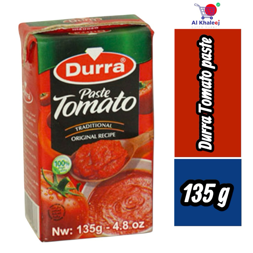 Durra Tomato paste 135g ซอสมะเขือเทศเข้มข้น