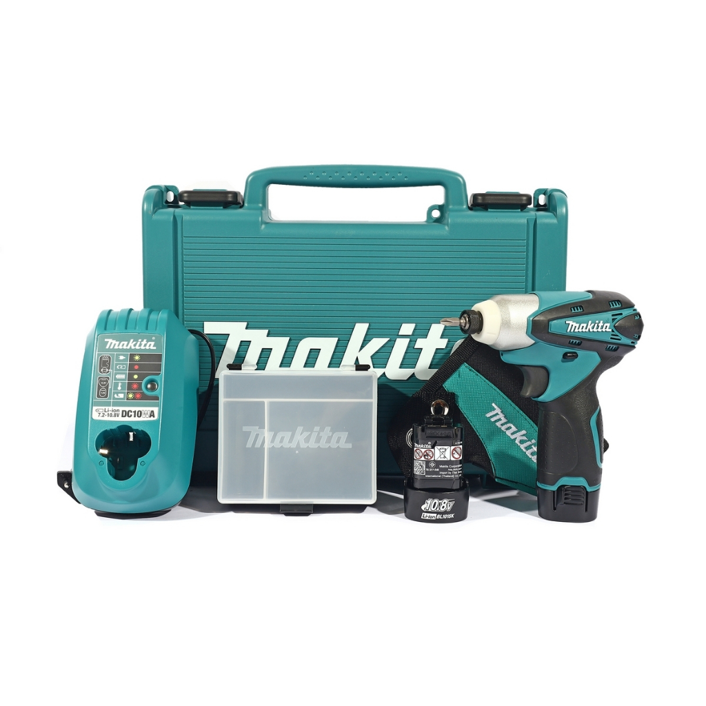 MAKITA TD090DZ ตัวเปล่าแกะจากชุด / TD090DWE ไขควงกระแทกไร้สาย10.8V+แบต2ก้อน