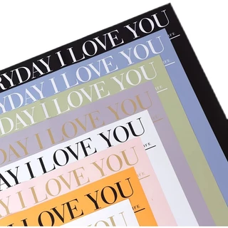 กระดาษห่อช่อดอกไม้กันน้ำ 20แผ่น/แพ็ค 58*58ซม ลายทูโทนขอบทองหลากหลายแบบ สำหรับดอกของขวัญและงานครบรอบ
