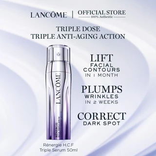 LANCOME RENERGIE H.C.F. TRIPLE SERUM 50 ML ลังโคมเซรั่มผสาน 3 พลัง ป้องกันริ้วรอยแห่งวัยในหนึ่งเดียว