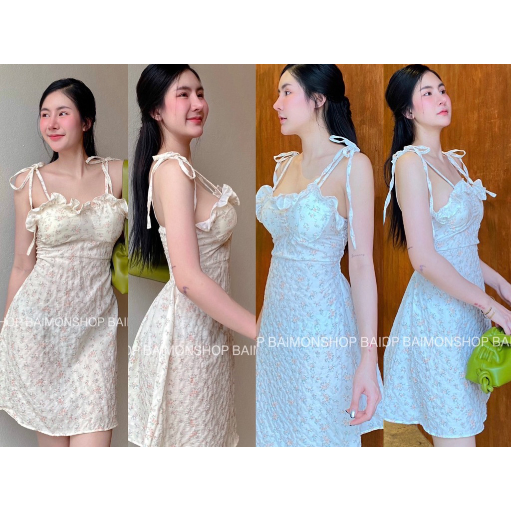 เสื้อ ลายดอก ท่องเที่ยวทะเล สไตล์สาวมินิ