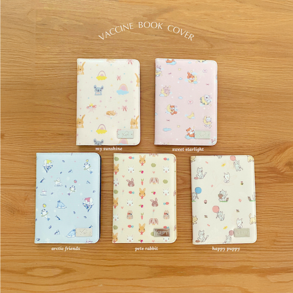 Vaccine Book Cover &Planner ปกสมุดวัคซีนลูกน้อย สมุดฝากครรภ์เล่มชมพู(size A5)ใส่ได้ทุกโรงพยาบาล
