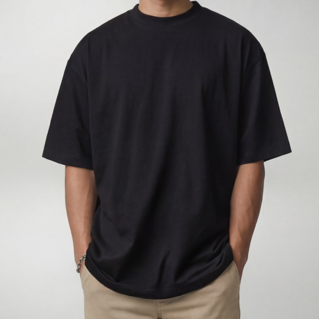 KONEKO เสื้อยืด โอเวอร์ไซส์ ลายแมว OnakaSuita(น้องแมวหิว) คอตตอน100% Unisex Oversized T-shirt