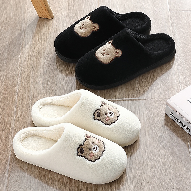 รองเท้าใส่ในบ้าน รองเท้าผ้ากำมะหยี่  พื้นยางกันลื่น พร้อมส่งขนนุ่ม  ขนนุ่ม ใส่สบาย⚡️ส่งไวจากไทย