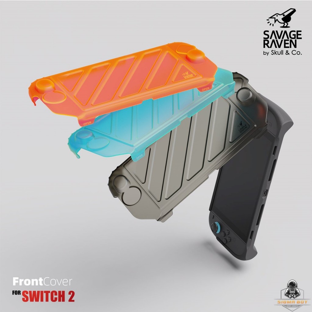 Savage Raven by Skull & Co. The HardShell Front Cover for Switch 2
