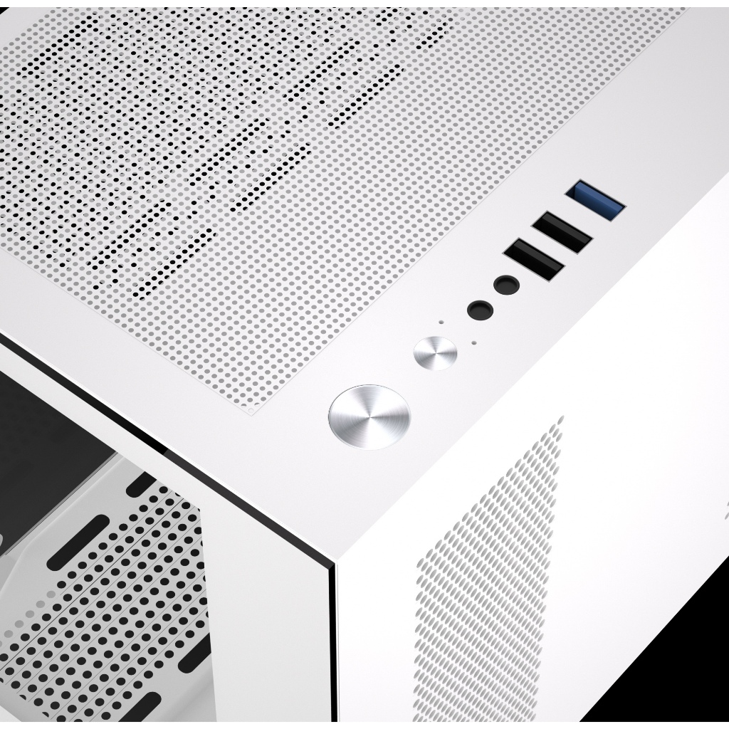 เคสคอมพิวเตอร์ M-ATX/ITX Panorama Tempered Gaming Case ขนาดเล็กระบายความร้อนด้วยน้ำด้านข้างโปร่งใส E-Sports เกม ราคา ถูกที่สุด ดีลบีเคเค แกลเลอรีภาพที่ 6