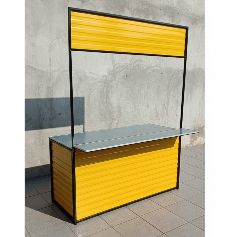 เคาน์เตอร์พับถอดประกอบ/โต๊ะพับถอดประกอบ **สีเหลือง**