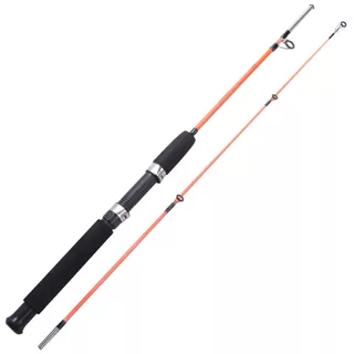 LUCKYMAN Spinningเบ็ดตกปลาตกปลาแบบพกพาเสา60CM-120CM 2ส่วนSuper Strongสำหรับตกปลาน้ำจืดน้ำเค็ม