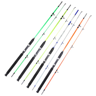 LUCKYMAN Spinningเบ็ดตกปลาตกปลาแบบพกพาเสา60CM-120CM 2ส่วนSuper Strongสำหรับตกปลาน้ำจืดน้ำเค็ม