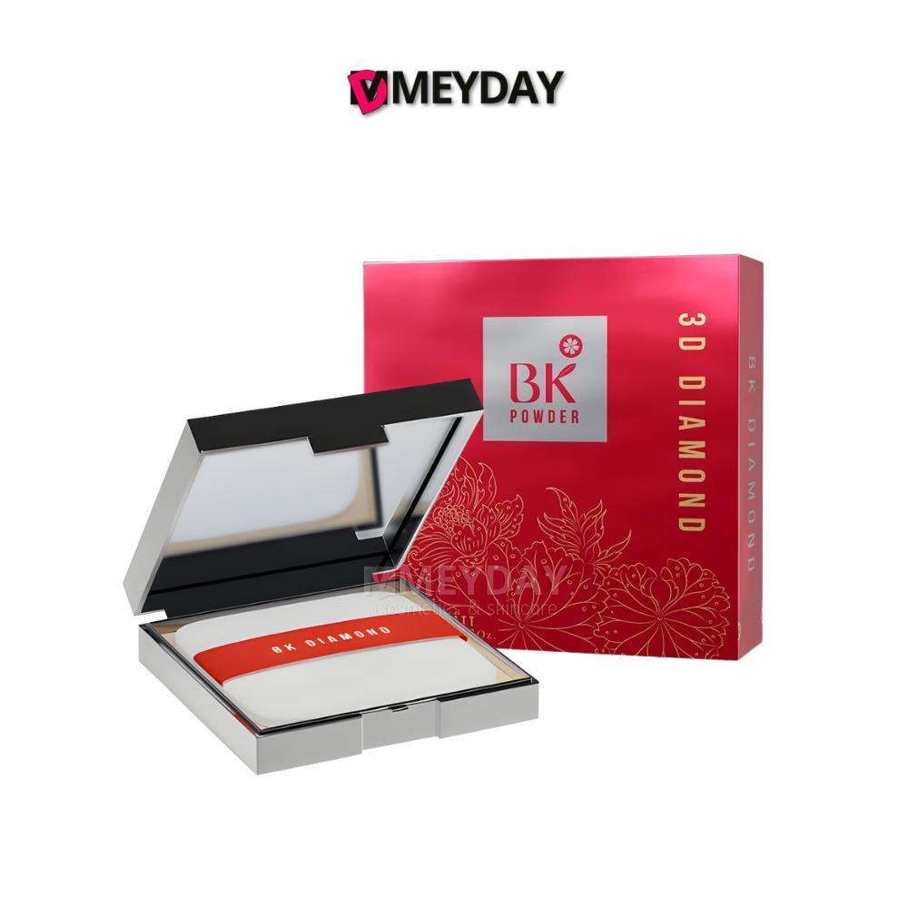 BK Acne Shimmer Matt 3d Diamond Powder บีเค ไดมอนด์ พาวเดอร์ แป้งพัฟ 12g