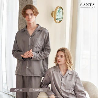 SANTA WEAR ชุดนอน ผ้า Microtech เสื้อแขนยาว กางเกงขายาว Unisex ใส่ได้ทั้งผู้ชายและผู้หญิง