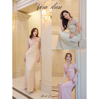 Redcarpetbkk รุ่น Vera ชุดเดรสทรงยาวไหล่เปิด ดีไซน์หรู มากับ…