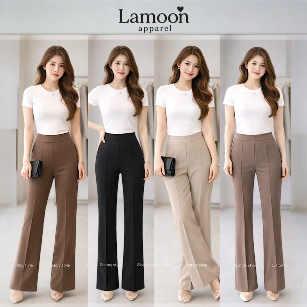 กางเกงขาม้าน้อยซิปข้าง Ginny pants ป้ายSistory