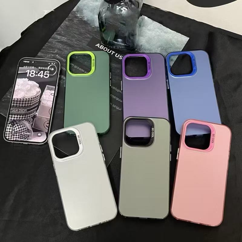 SoCool เคสกันกระแทก ผิวด้าน สำหรับ Oppo Reno15 Reno15Pro Max Reno15F Reno14 Pro Reno14F Reno13 Pro Reno13F เคส หลังแข็ง - รูปที่ 2
