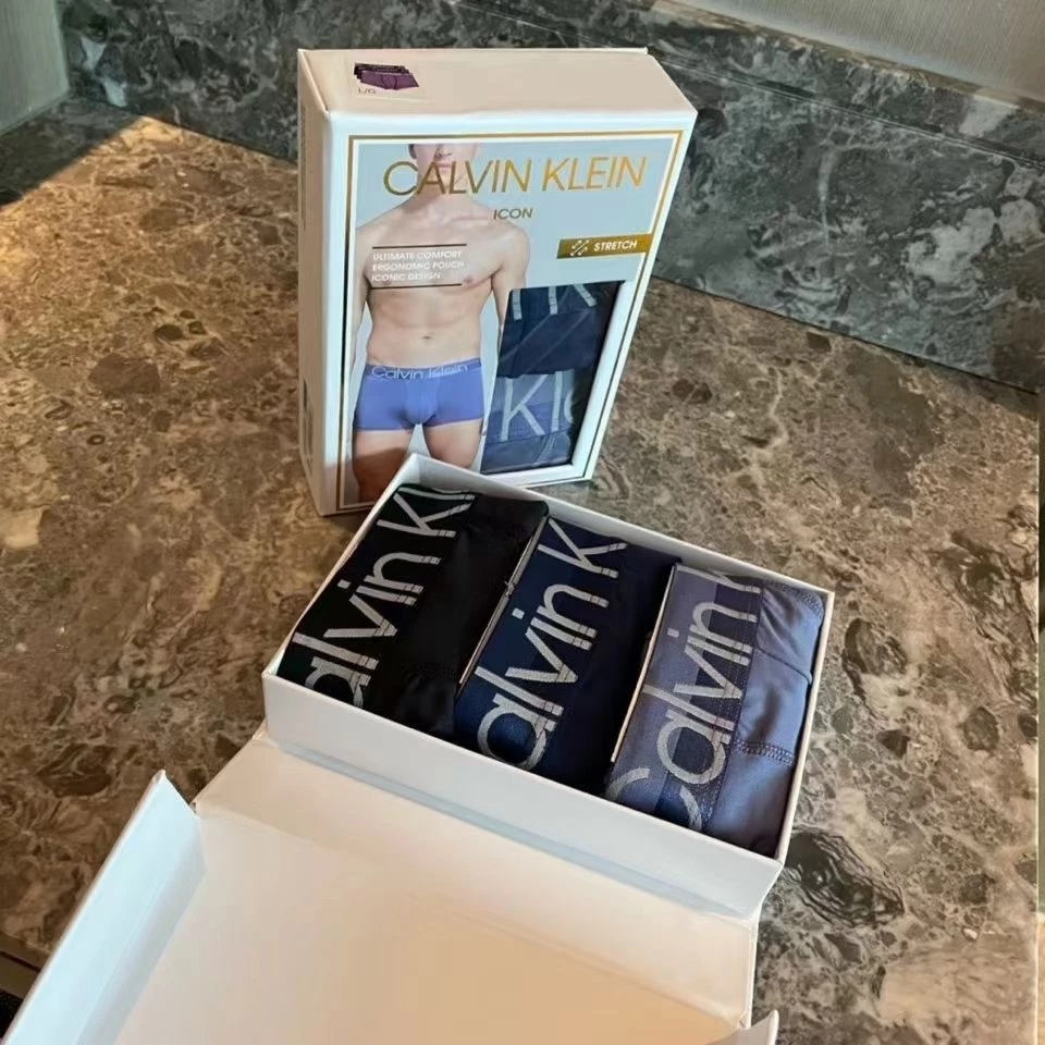 Duty Free Calvin Klein CK กางเกงชั้นในสำหรับผู้ชาย Modal Cotton กางเกงชั้นในสำหรับผู้ชาย CK กางเกงบ๊