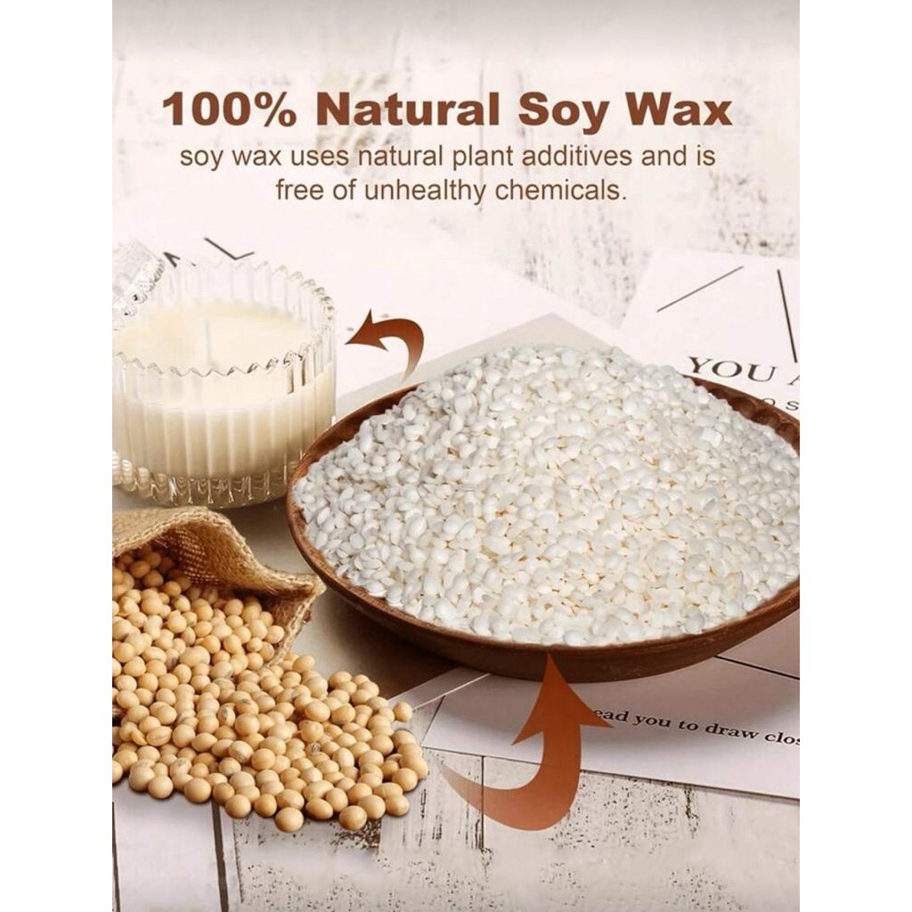 Soywax แบบเม็ด จำนวน 1 กก. ‼️ส่งไวจากไทย ‼️