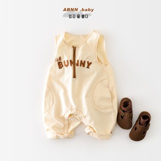 SM​ Baby - 198 ส่งด่วน 👶 ชุดจั๊มสูทเด็กดีไซน์มินิมอล 🐰 ลายปั…