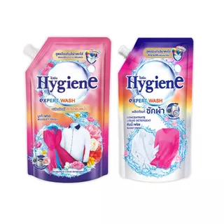 (แพ็คคู่ 2 ถุง) ไฮยีน เอ็กซ์เพิร์ท วอช น้ำยาซักผ้า Hygiene Expert Wash Liquid Detergent ขนาด 600 มล.
