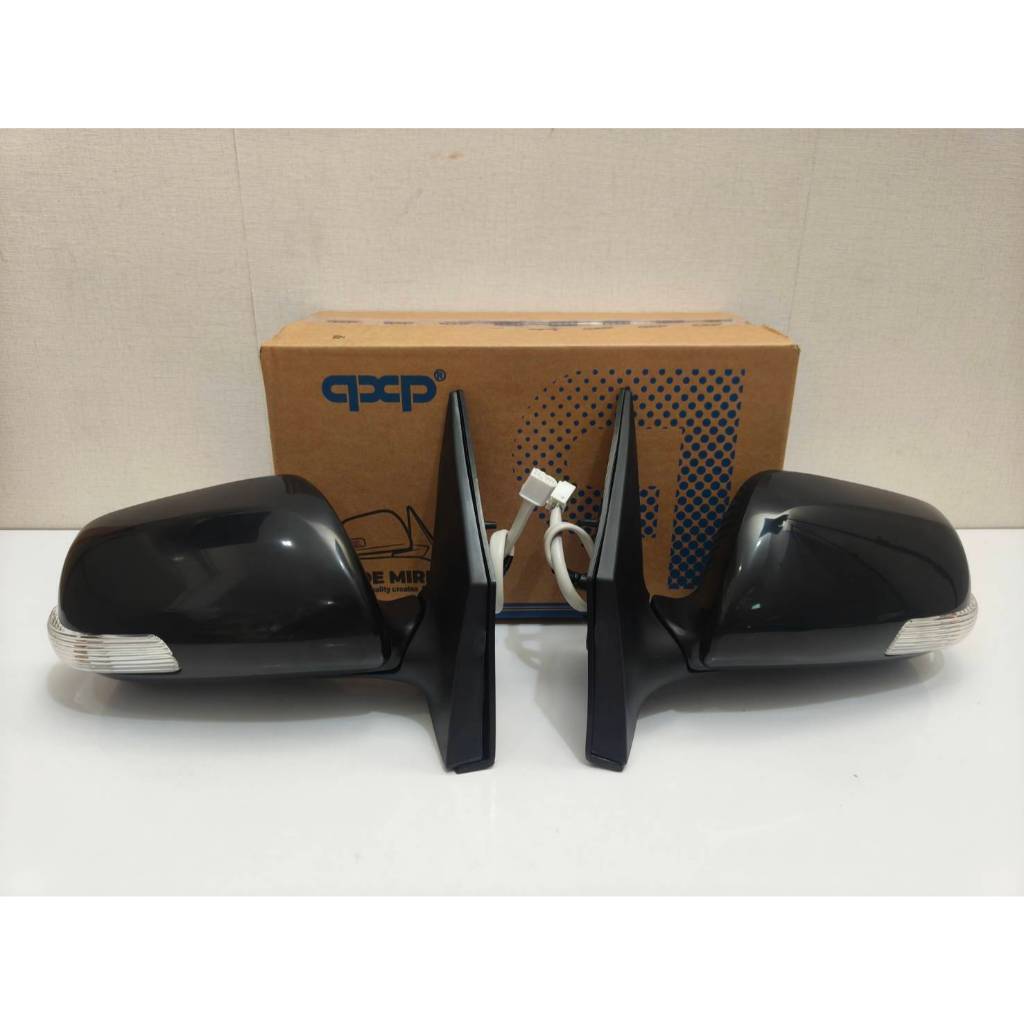 กระจกข้างไฟฟ้า Toyota Altis ปี 2008 - 2013 ไฟฟ้า 7สาย สีดำ กระจกข้าง โตโยต้า อัลติส กระจกอัลติส