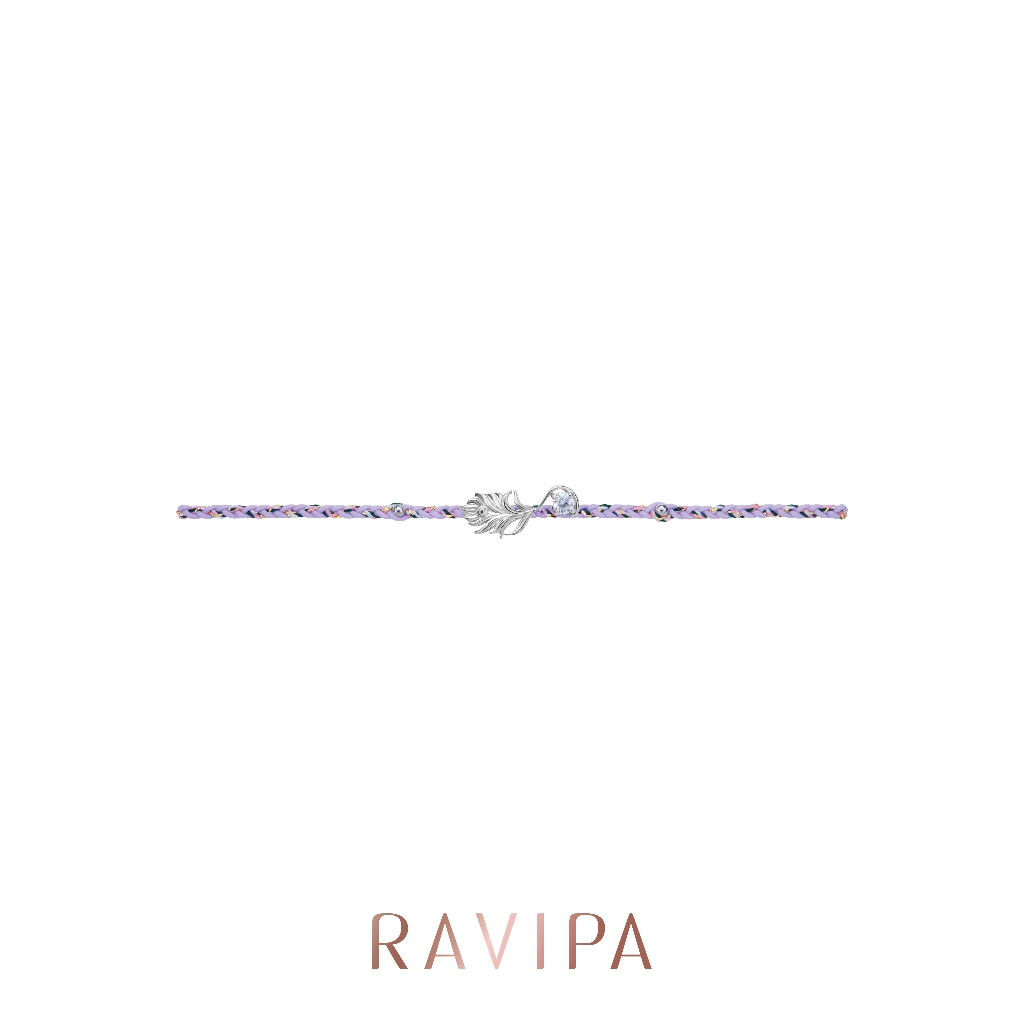 Ravipa | Krishna Golden Twine Bracelet (Peacock Tail’s Feathers) - สร้อยข้อมือ