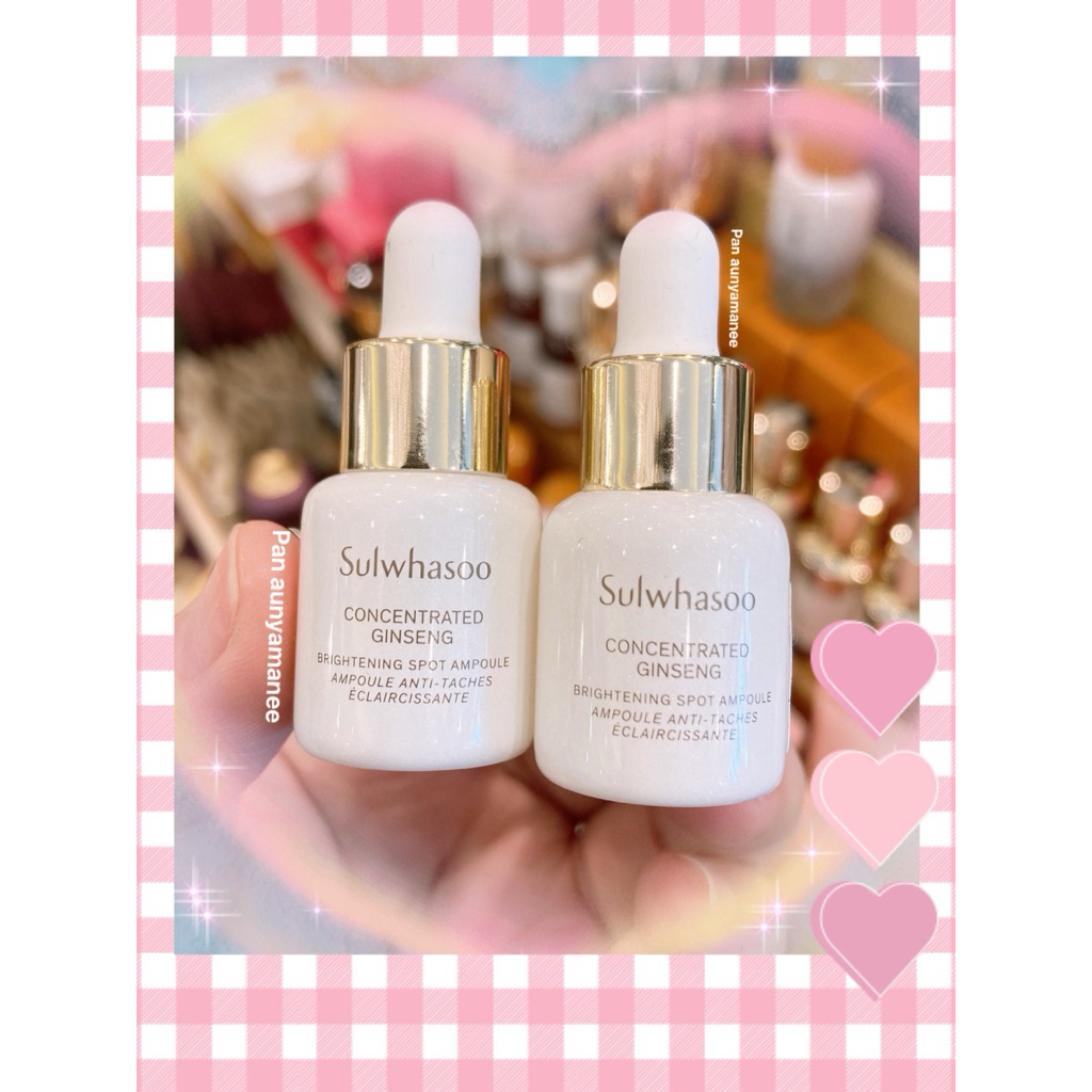 ♥️♥️(ลดรอยจุดด่างดำ)(✅ของแท้💯%‼️)Concentrated Ginseng Brightening Spot Ampoule 5ml♥️
