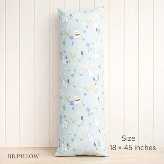 หมอนบอดี้ 18×45" ใยขนห่านเทียม/รุ่นปลอกถอดซักไม่ได้