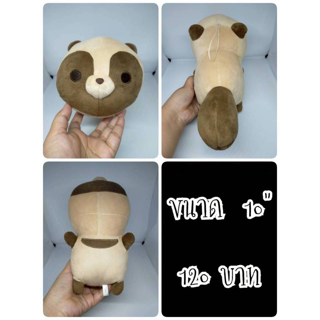 Tanuki#ทานุกิ#Tanuki and Kitsune#ทานูกิ & คิสึเนะ#Raccoon Dog & Fox#ตุ๊กตาญี่ปุ่นมือสอง