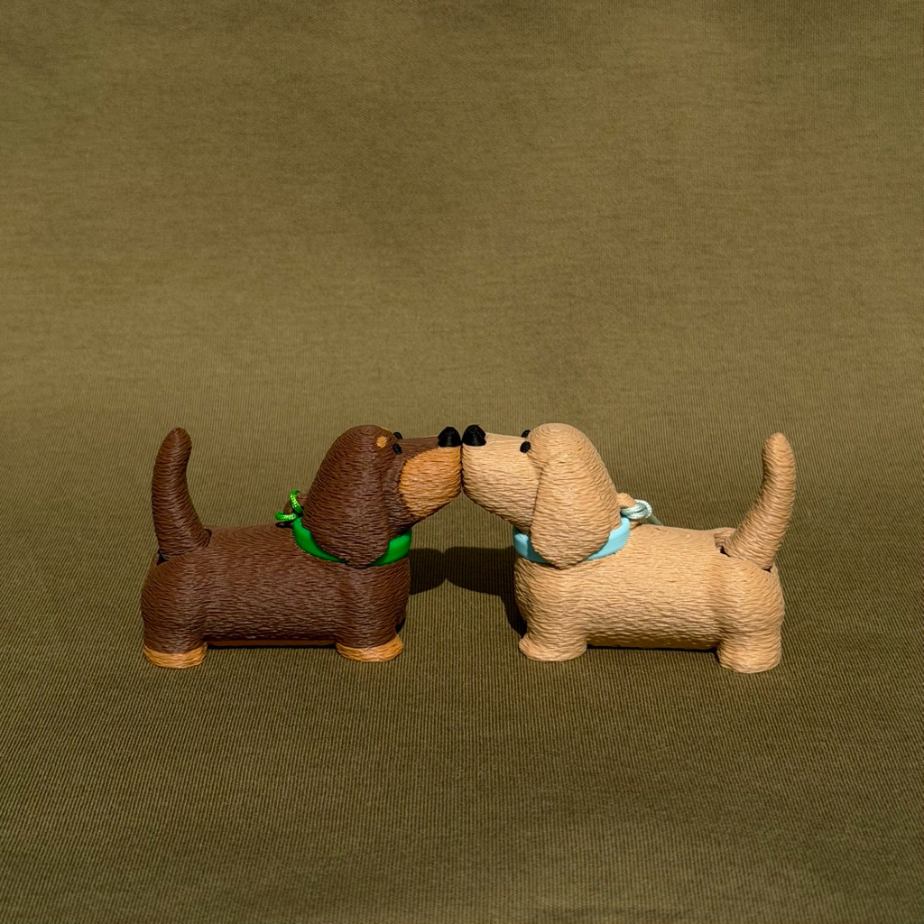 hue kisskiss couple keychain (พวงกุญแจคู่พี่หมาจุ้บ) พร้อมส่ง