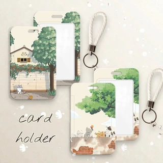 [พร้อมส่ง] Card Holder ที่ใส่บัตรลายน้องแมวโฮมมี่ สำหรับคีย์การ์ด บัตรโดยสาร Biangels