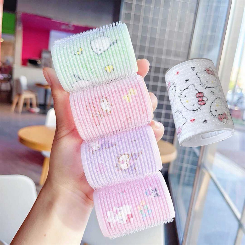 โรลม้วนผมพาสเทล | โรลม้วนผมไม่ต้องใช้ความร้อน | โรลหนีบผม น่ารัก สไตล์เกาหลี โรลม้วนผมพาสเทล ไม่ง้อความร้อน