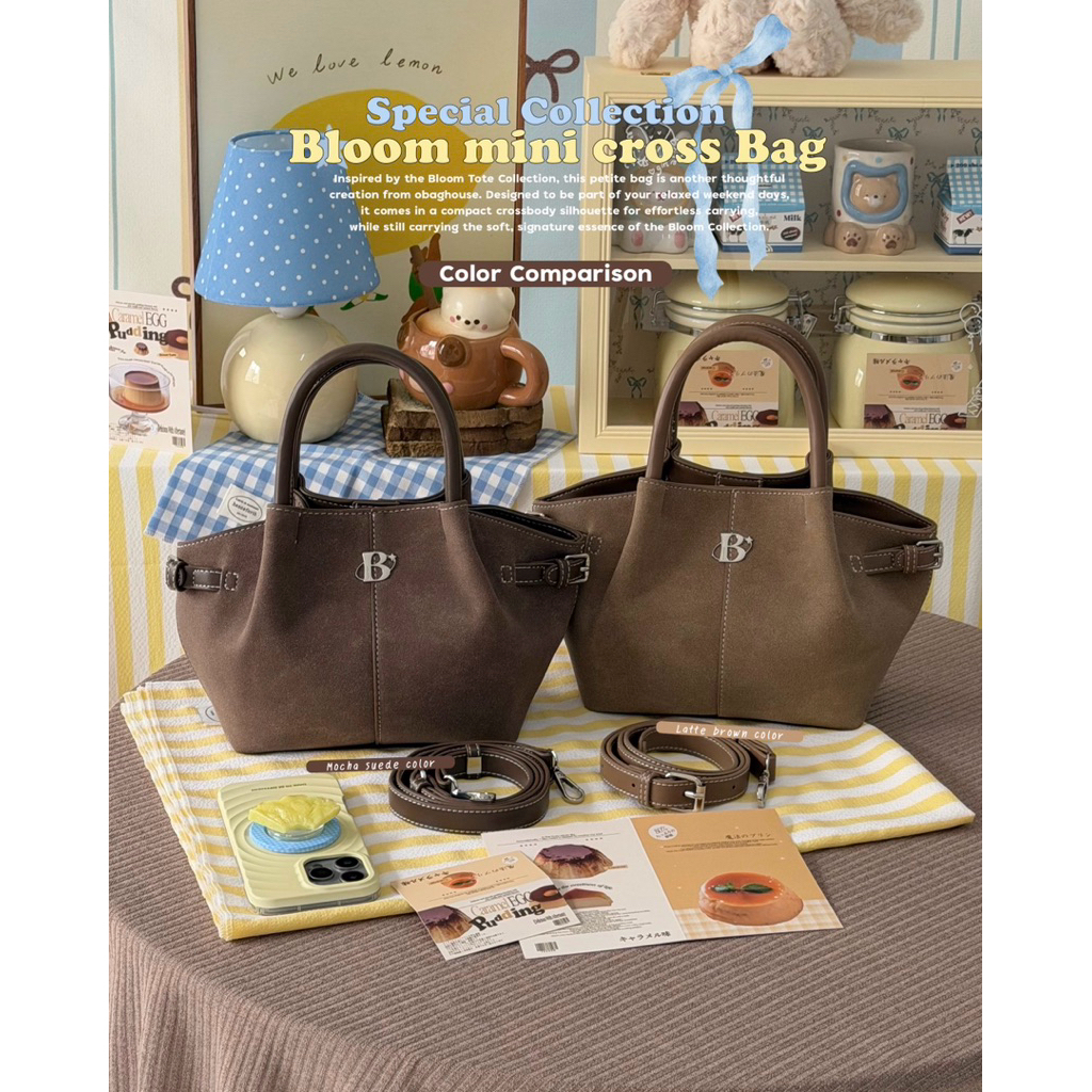 OBAGHOUSE- Bloom mini cross bag อย่าลืมอ่านรายละเอียดสินค้าก่อนสั่งซื้อ (10) (Special collection ไม่ทำเพิ่มแล้วน้า) - รูปที่ 3