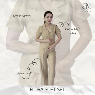 S001 / Flora soft set (ได้ทั้งเสื้อและกางเกง)