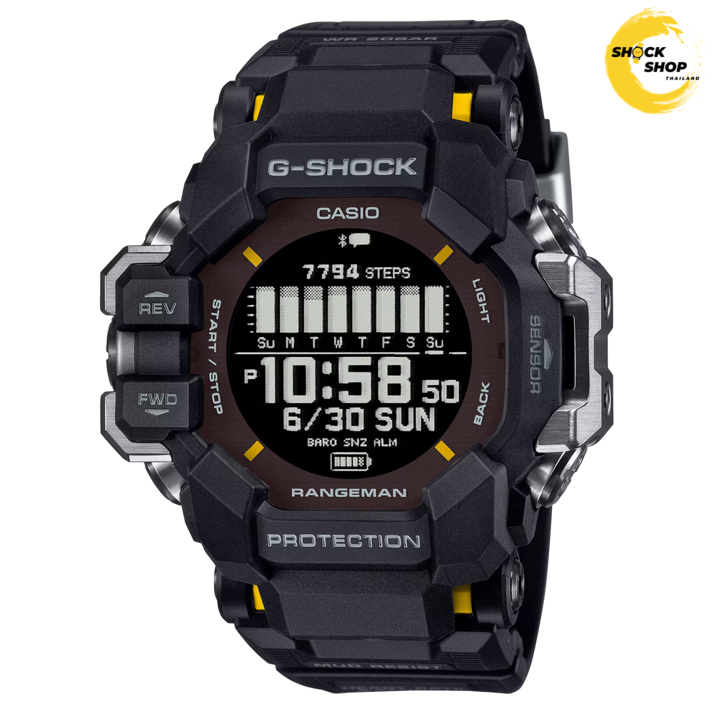 ประกันศูนย์ CMG CASIO G-SHOCK MASTER OF G - LAND RANGEMAN นาฬิกาข้อมือผู้ชาย รุ่น GPR-H1000-1D, GPR-