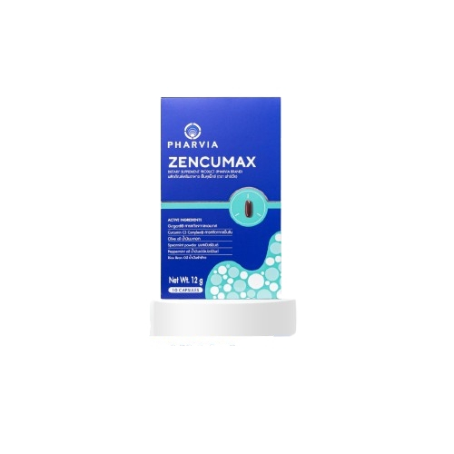 Pharvia Zencumax 1 กล่อง 10 แคปซูล ดูแลกรดไหลย้อนจากต้นเหตุ สบายท้อง จบปัญหาจุกแน่น
