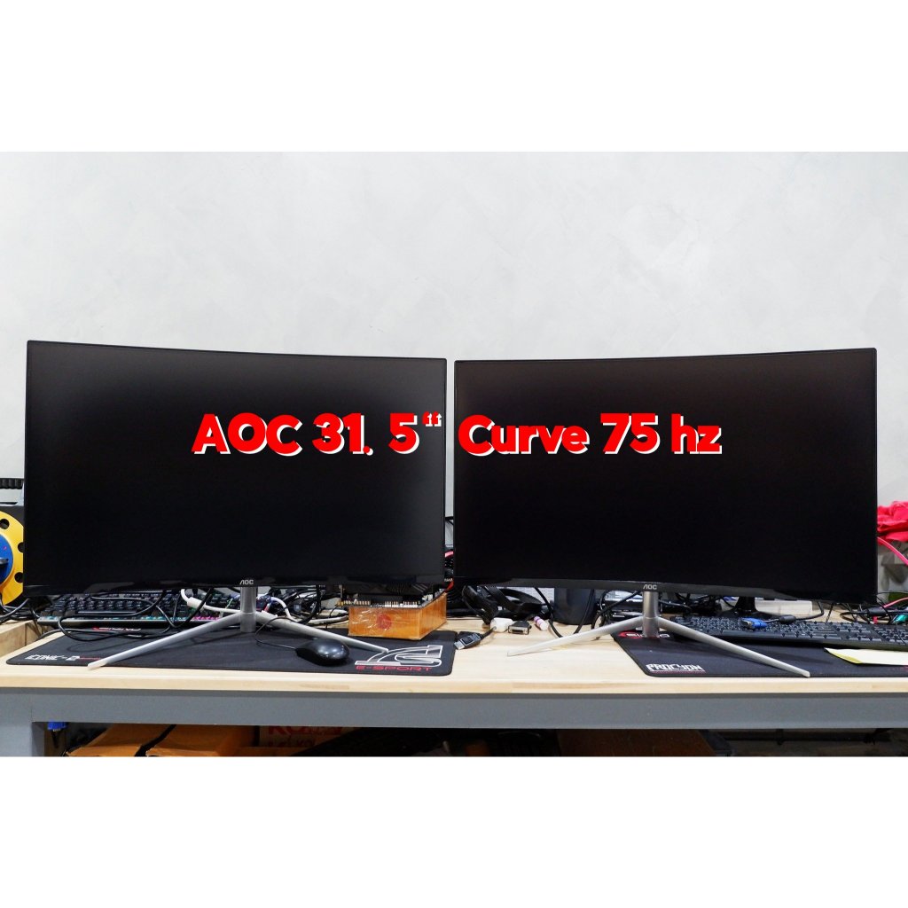 จอ AOC 31.5 นิ้ว Curve C32V1Q 75 hz สวยๆๆๆ