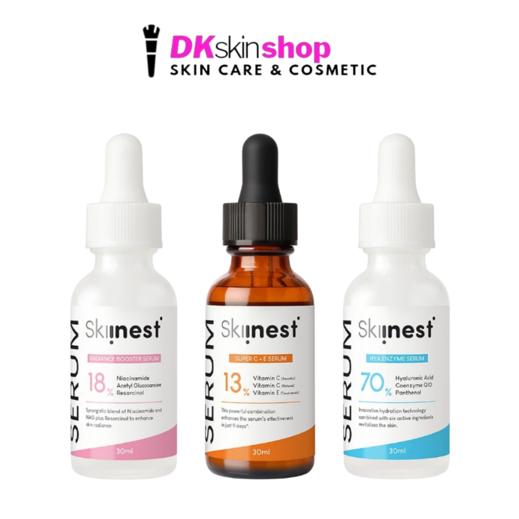 สกินเนส บูสเตอร์ เซรั่ม SKIINEST BOOSTER SERUM (ปริมาณ 30ml.) มีให้เลือก 3 สูตร